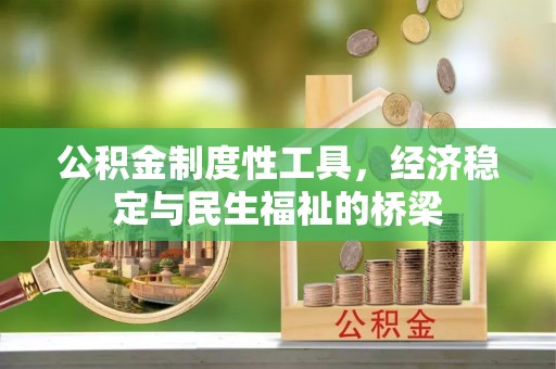 邱县公积金制度性工具，经济稳定与民生福祉的桥梁