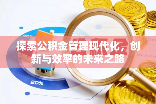 邱县探索公积金管理现代化，创新与效率的未来之路