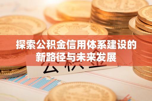 邱县探索公积金信用体系建设的新路径与未来发展