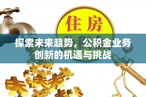邱县探索未来趋势，公积金业务创新的机遇与挑战