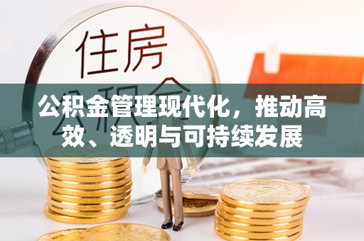 邱县公积金管理现代化，推动高效、透明与可持续发展