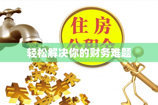 邱县轻松解决你的财务难题