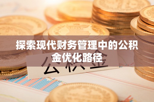 邱县探索现代财务管理中的公积金优化路径
