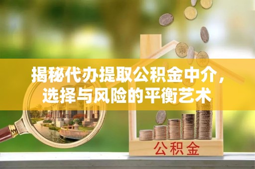 邱县揭秘代办提取公积金中介，选择与风险的平衡艺术