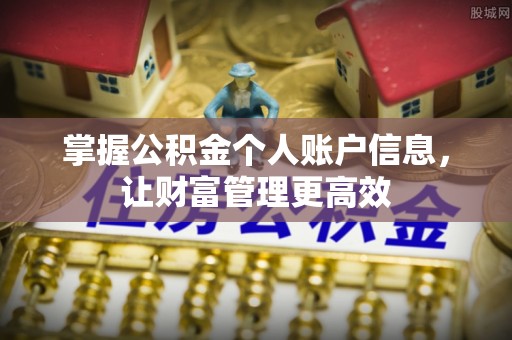 邱县掌握公积金个人账户信息，让财富管理更高效