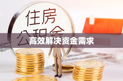 邱县高效解决资金需求