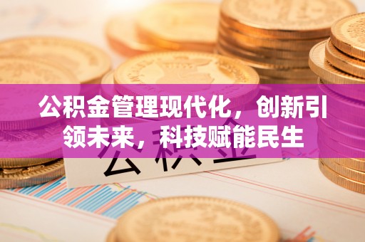 邱县公积金管理现代化，创新引领未来，科技赋能民生