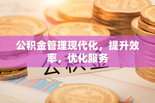 邱县公积金管理现代化，提升效率，优化服务