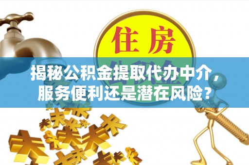 邱县揭秘公积金提取代办中介，服务便利还是潜在风险？