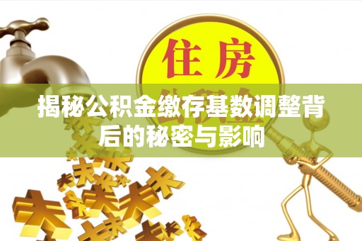 邱县揭秘公积金缴存基数调整背后的秘密与影响