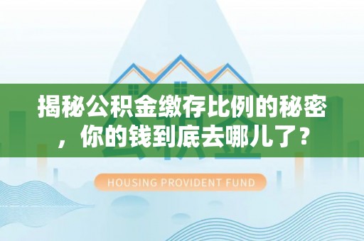 邱县揭秘公积金缴存比例的秘密，你的钱到底去哪儿了？
