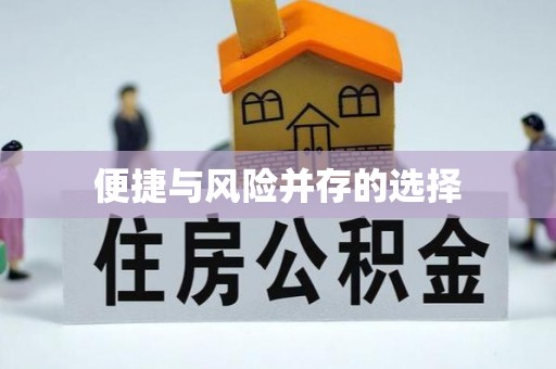 邱县便捷与风险并存的选择